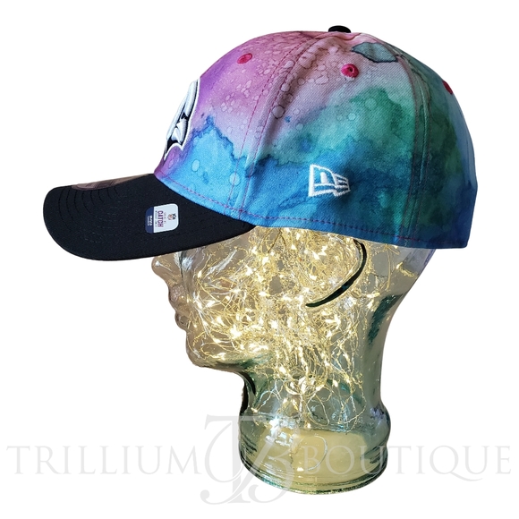 New Era Hat Cap Arizona Cardinals Crucial Catch Tie Dye 39Thirty Stretch Fit NFL - Picture 4 of 5